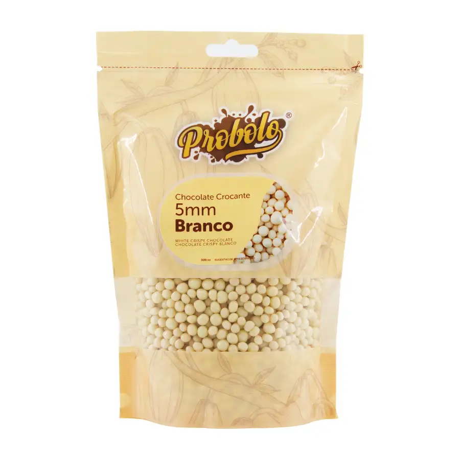 Chocolate com Cereal, Branco de 5mm